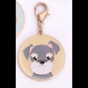 Clip on Schnauzer dog charm